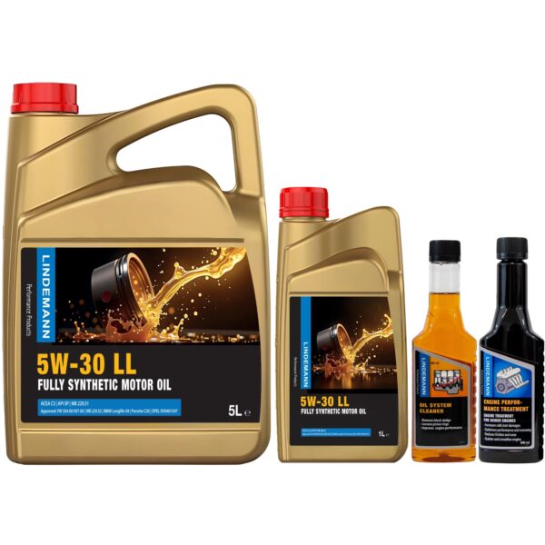 Lindemann Motorolie 5W-30 LL – Complete Onderhouds- & Reinig