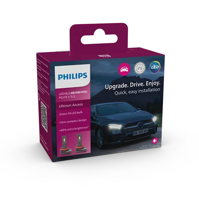 Philips Ultinon Access LED H8/H9/H16 - 11366U2500CX - Set 2 Stuks | Autolampen | Dutch Performance Products