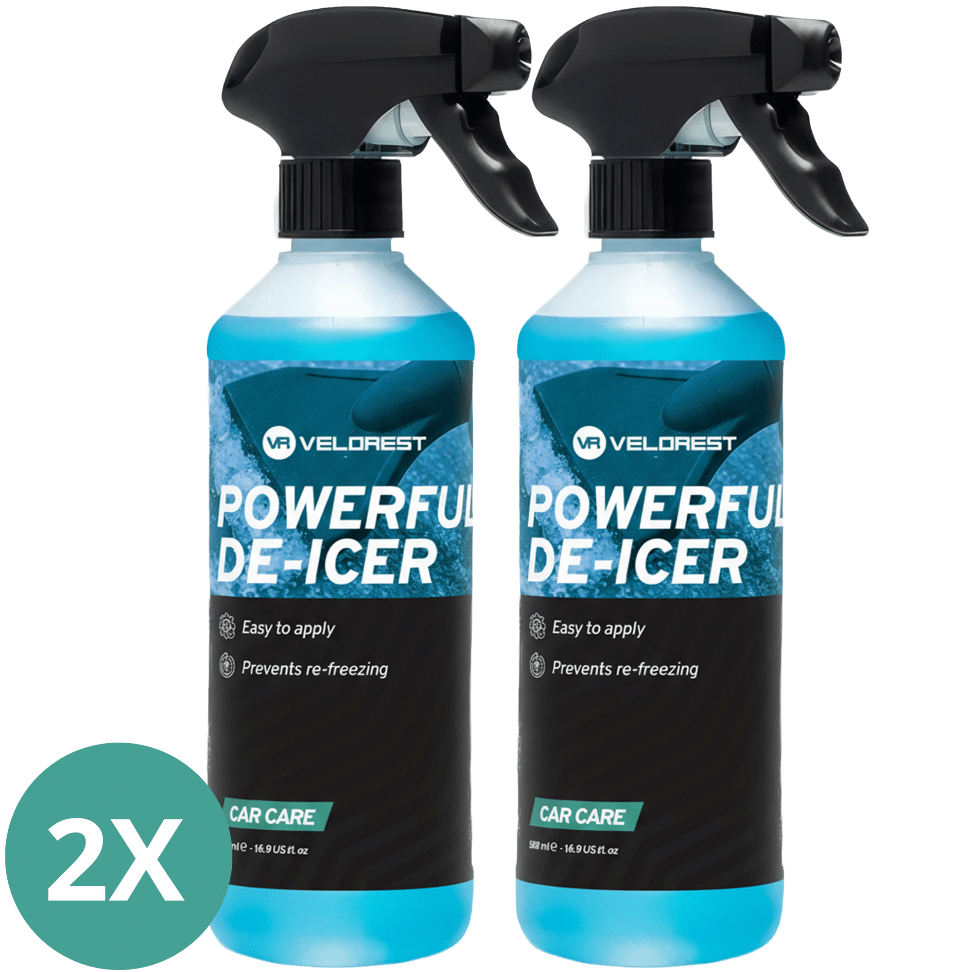 51 2-Pack Velorest De-Icer 500ml - Afbeelding 1