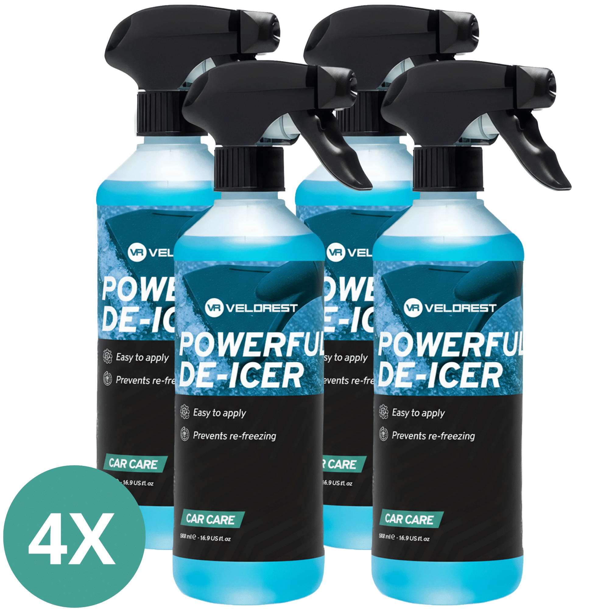 52 4-Pack Velorest De-Icer 500ml - Afbeelding 1