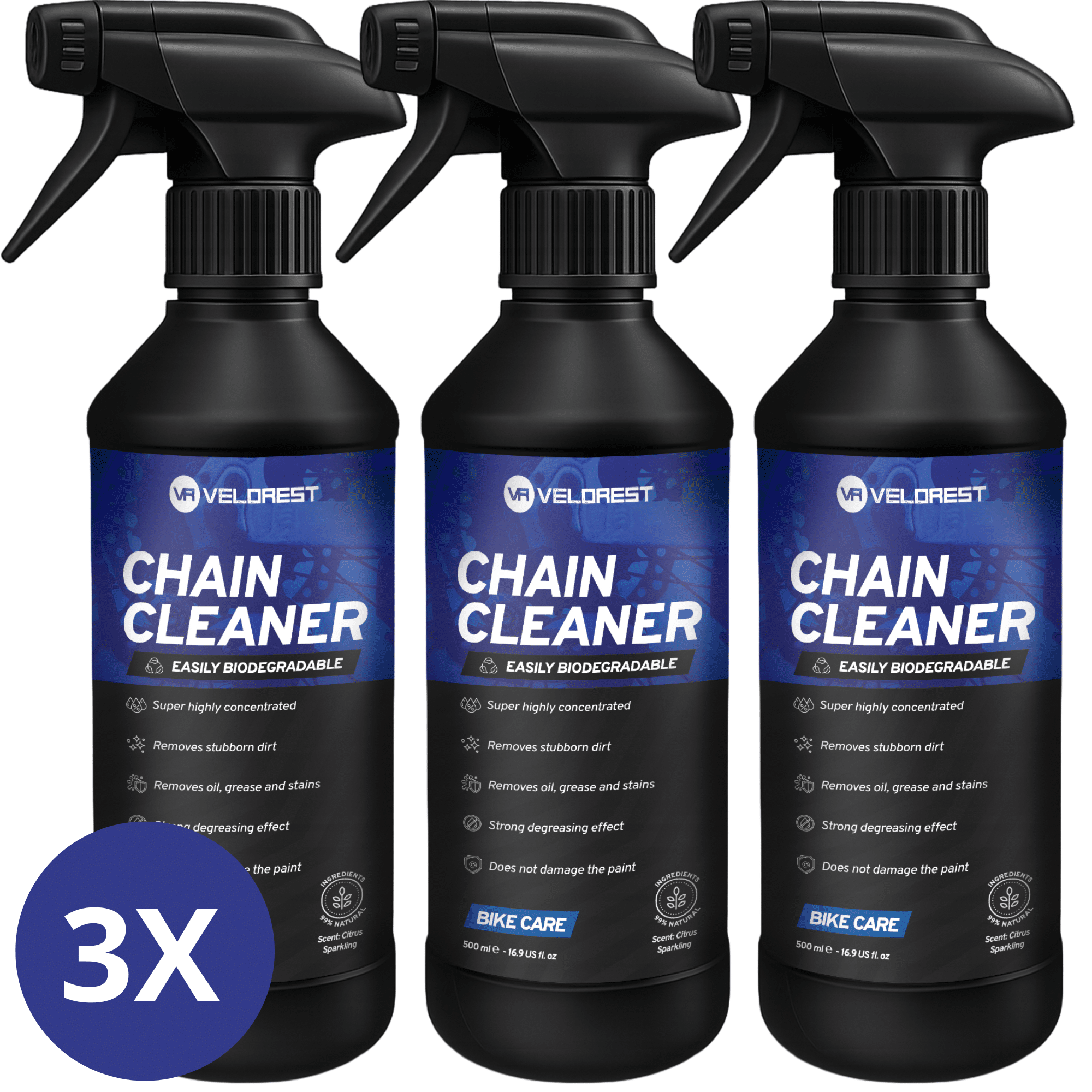 Velorest Chain Cleaner 3-pack | Combideals | Schoonmaak | Dutch Performance Products